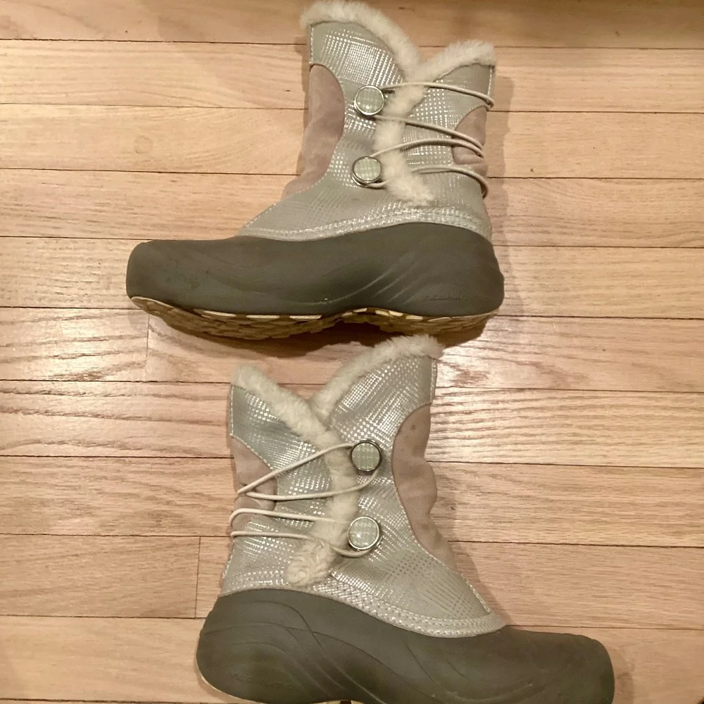 Columbia Womens Sierra Flurry 2 Boots Size 8 Waterproof Insulated Fur Snow